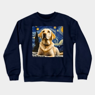 Labrador Retrievery Night Crewneck Sweatshirt